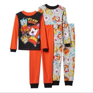 Boys Yo-Kai Watch 4-piece pajamas size 6